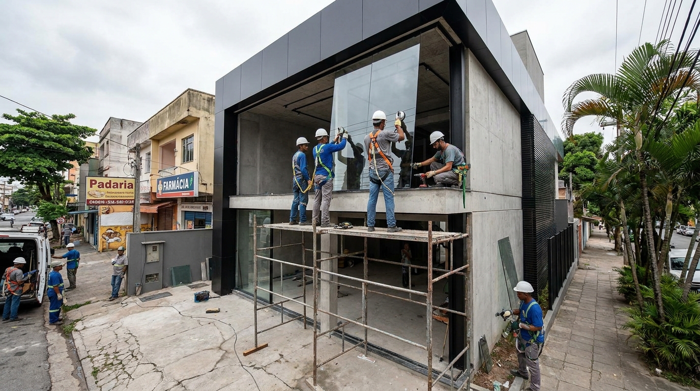 Estruturas para ambientes comerciais em Ipatinga‑MG